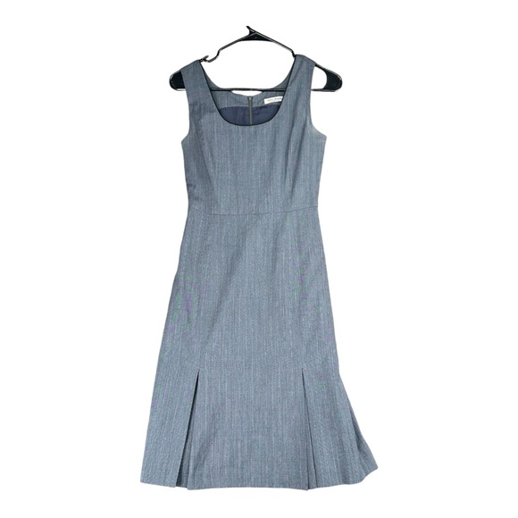 Talula Babaton Aritzia 0 Gray Stretch Wool Blend Dress Shift Career 90s Vibe - Picture 1 of 13